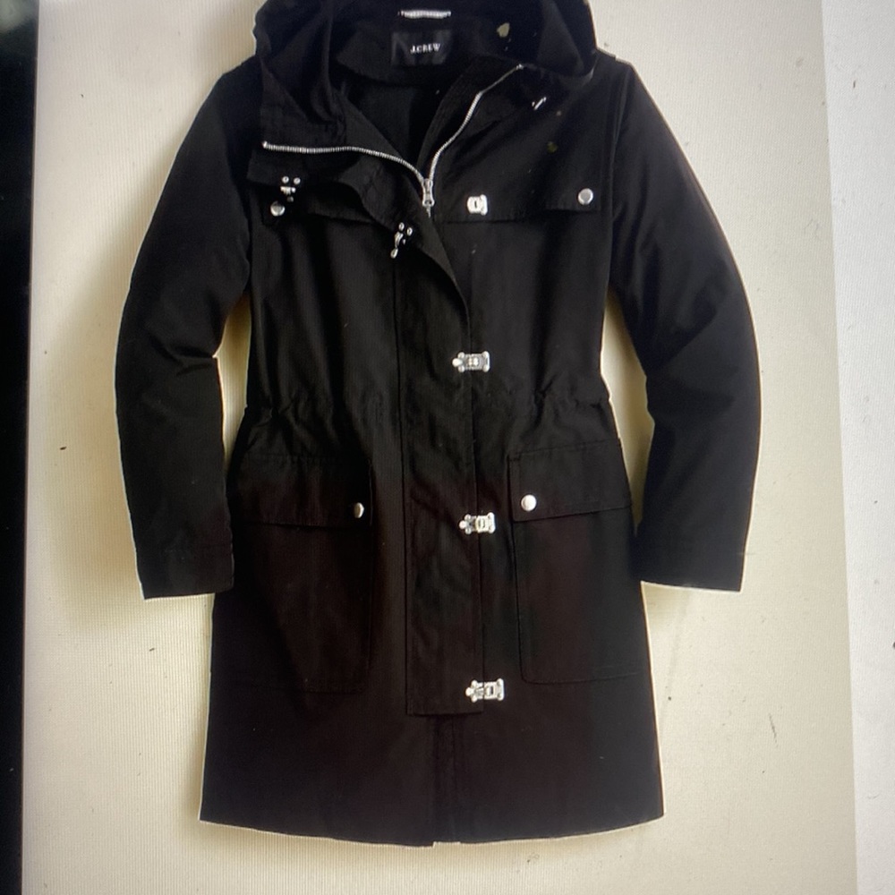 Jcrew Lightweight Utility Jacket Black Ba160 - image 7